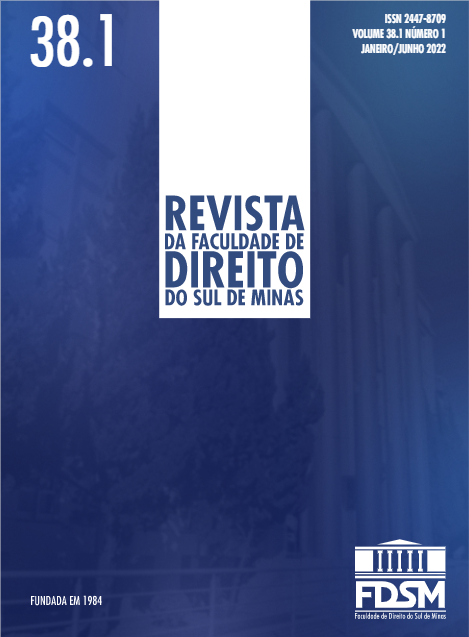 					Visualizar v. 38 n. 1 (2022): Revista da Faculdade de Direito do Sul de Minas
				